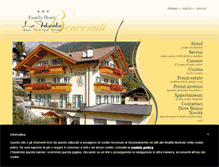 Tablet Screenshot of hotellideale.it